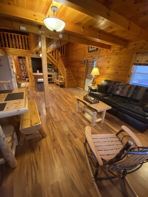 Televisión, reproductor de DVD y videoteca 