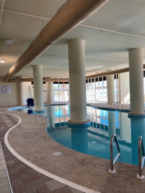 Indoor pool, outdoor pool
