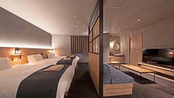 Caja de seguridad en la habitación y decoración personalizada