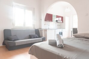 Classic-studio (Ground Floor Studio) | Yksilöllisesti sisustettu