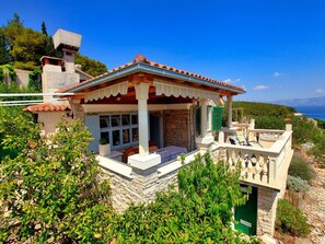 Terrace/patio - Stone House Horizont (Vela Luka)