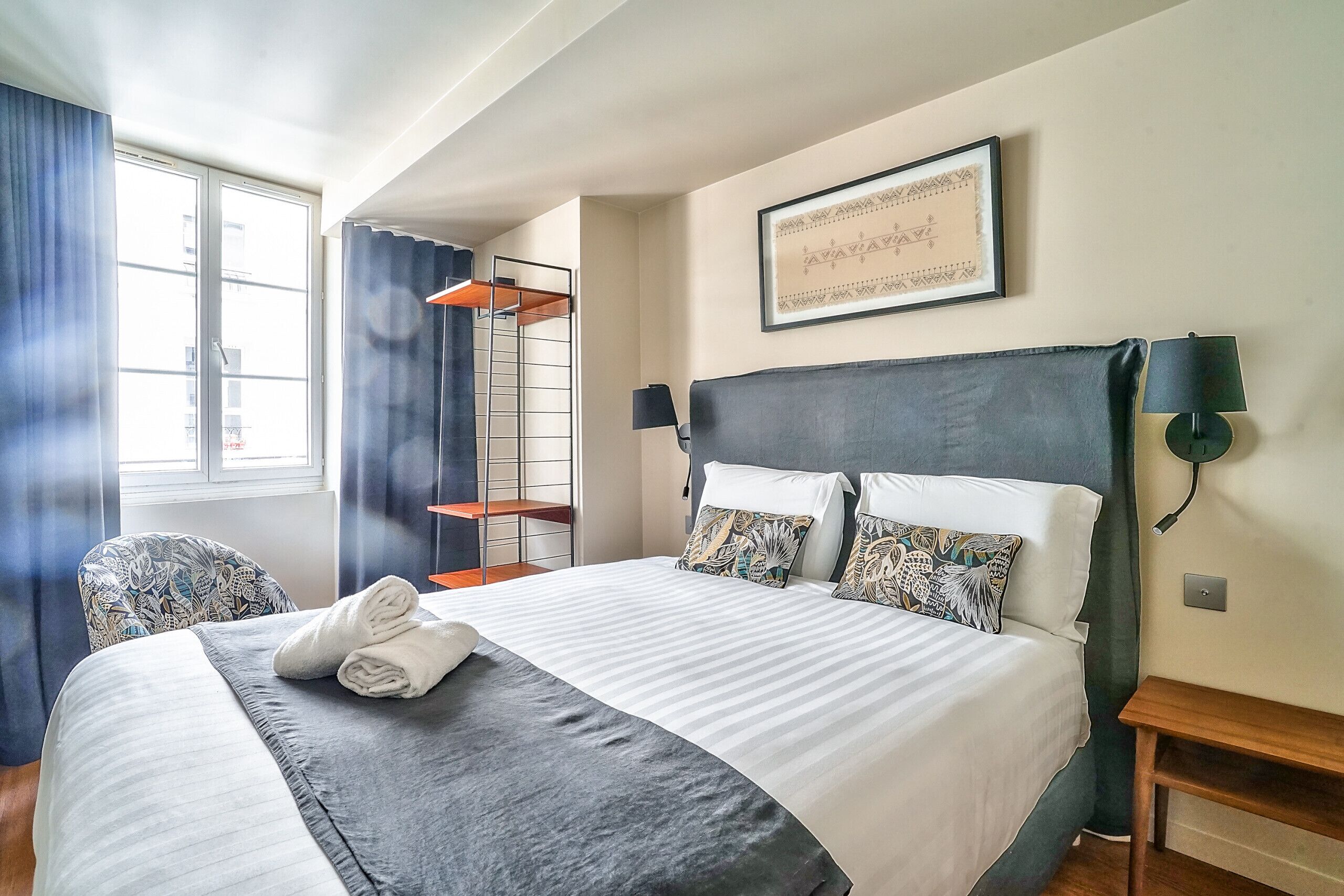 3 habitaciones, tabla de planchar con plancha y wifi gratis 