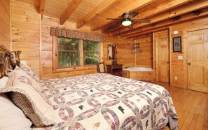 2 bedrooms, free WiFi, bed sheets - Lucky Enough - Pet Friendly Cabin with Games to Keep Everyone Entertained! (Sevierville)