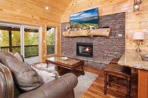 Fernseher, Kamin, Videospiele, Videothek