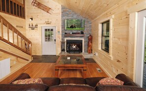 TV, fireplace, DVD player, table football