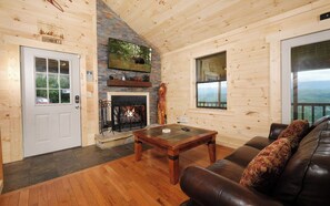 TV, fireplace, DVD player, table football