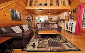 Smart TV, fireplace, video games, books