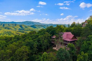 Exterior - Once Upon A View - Theater, hot tub, mountain view, and games! (Sevierville)