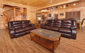 Televisio, takka, DVD-soitin