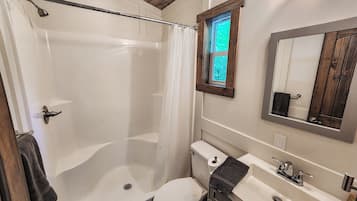 Shower, towels