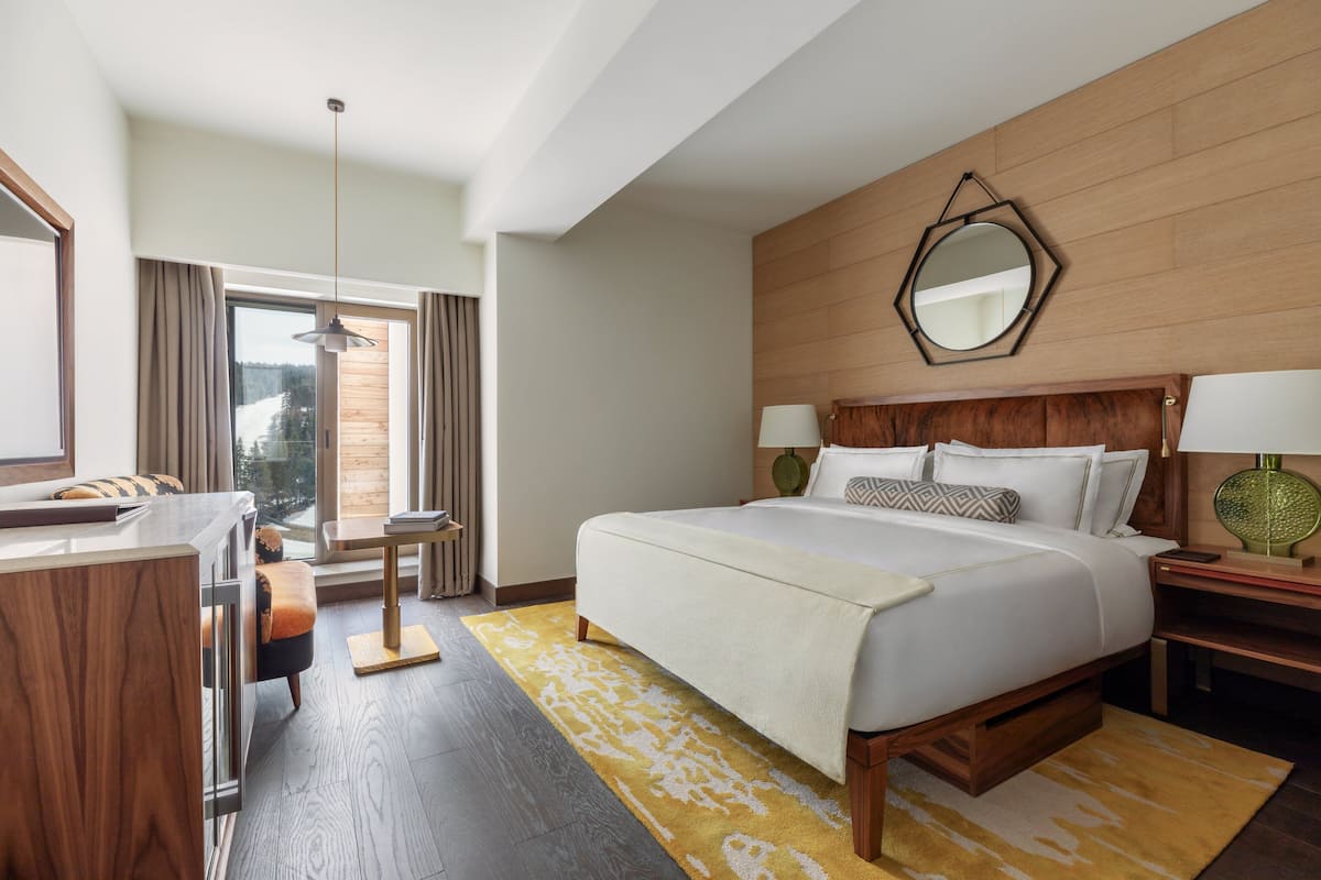 1 slaapkamer, luxe beddengoed, pillowtop-bedden, een minibar
