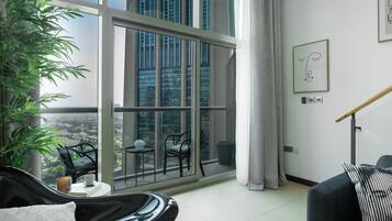 City Apartment | Living area | Flat-screen TV