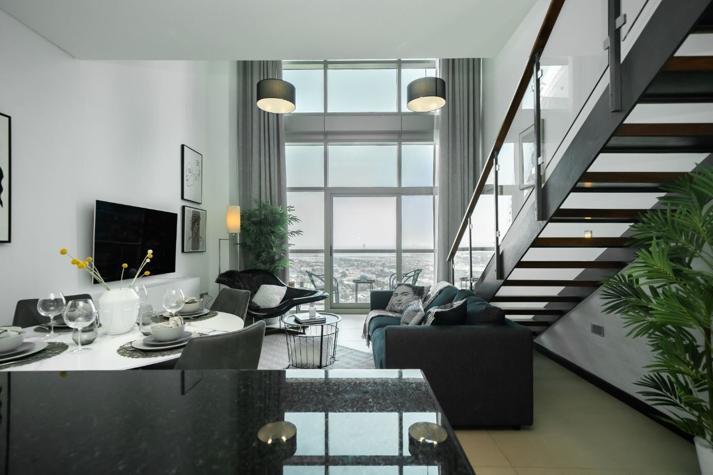 都會公寓 | 客廳 | 平面電視