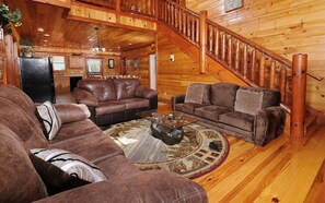 TV, fireplace, video games, DVD player - Jennie's Cove - Your Own Indoor Pool & Theater! (Sevierville)