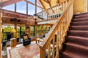 Interior - Peak A View - Spectacular Mountain View, Rec Room Loft, Relaxing Hot Tub (Sevierville)