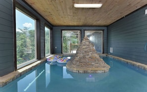 Indoor pool - Mountain View, Private Pool, Theater Room, Hot Tub, & more! - Big Forest Lodge (Sevierville)