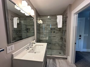 Hair dryer, towels