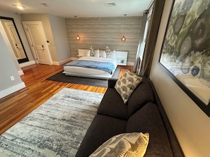 1 dormitorio, tabla de planchar con plancha, cuna de viaje y wifi gratis