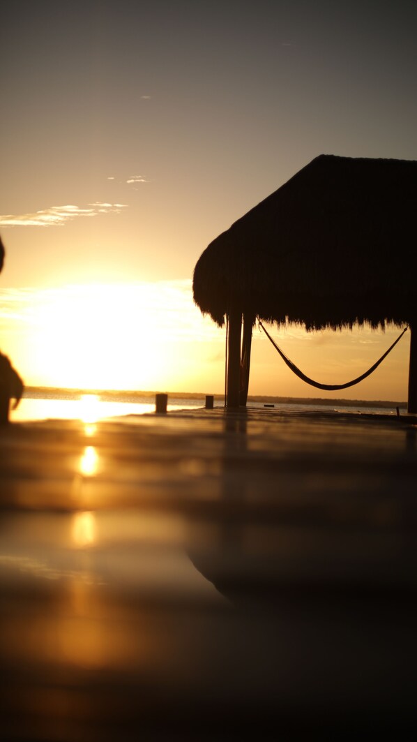 On the beach - Mikasa Bacalar Hotel Boutique, Lagoon Front (Bacalar)