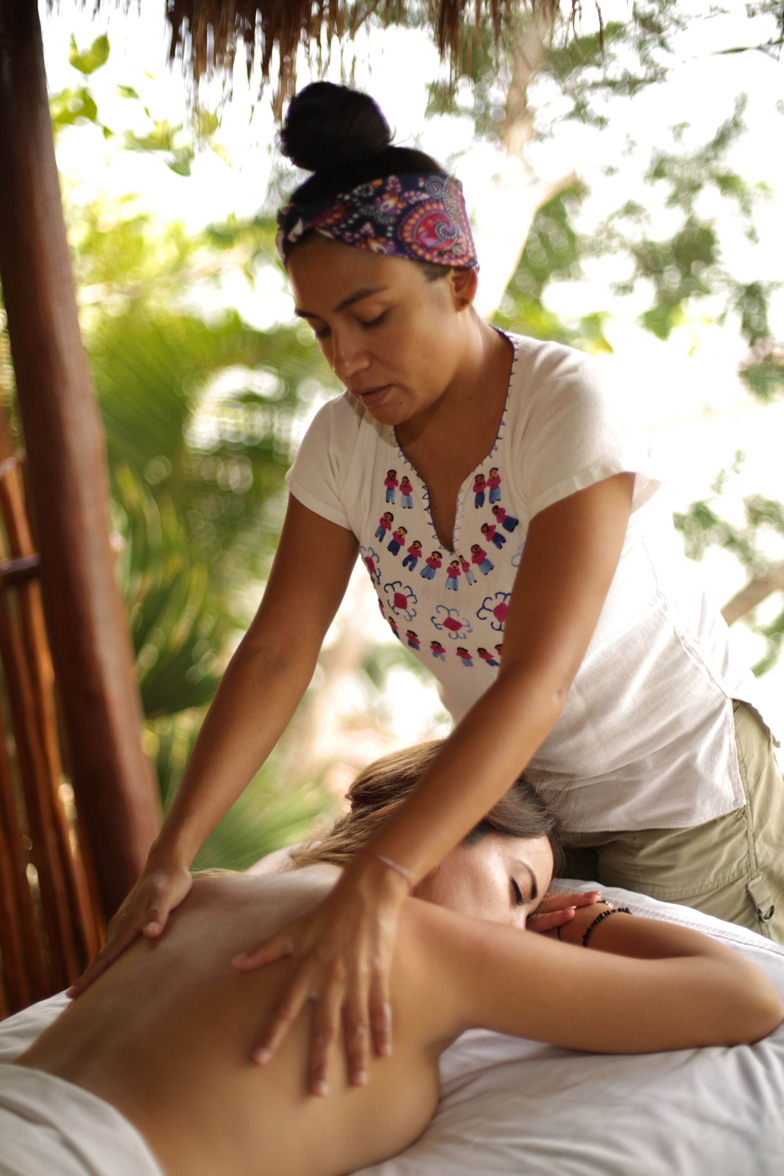 Salas de tratamiento para parejas, masajes de tejido profundo, masajes