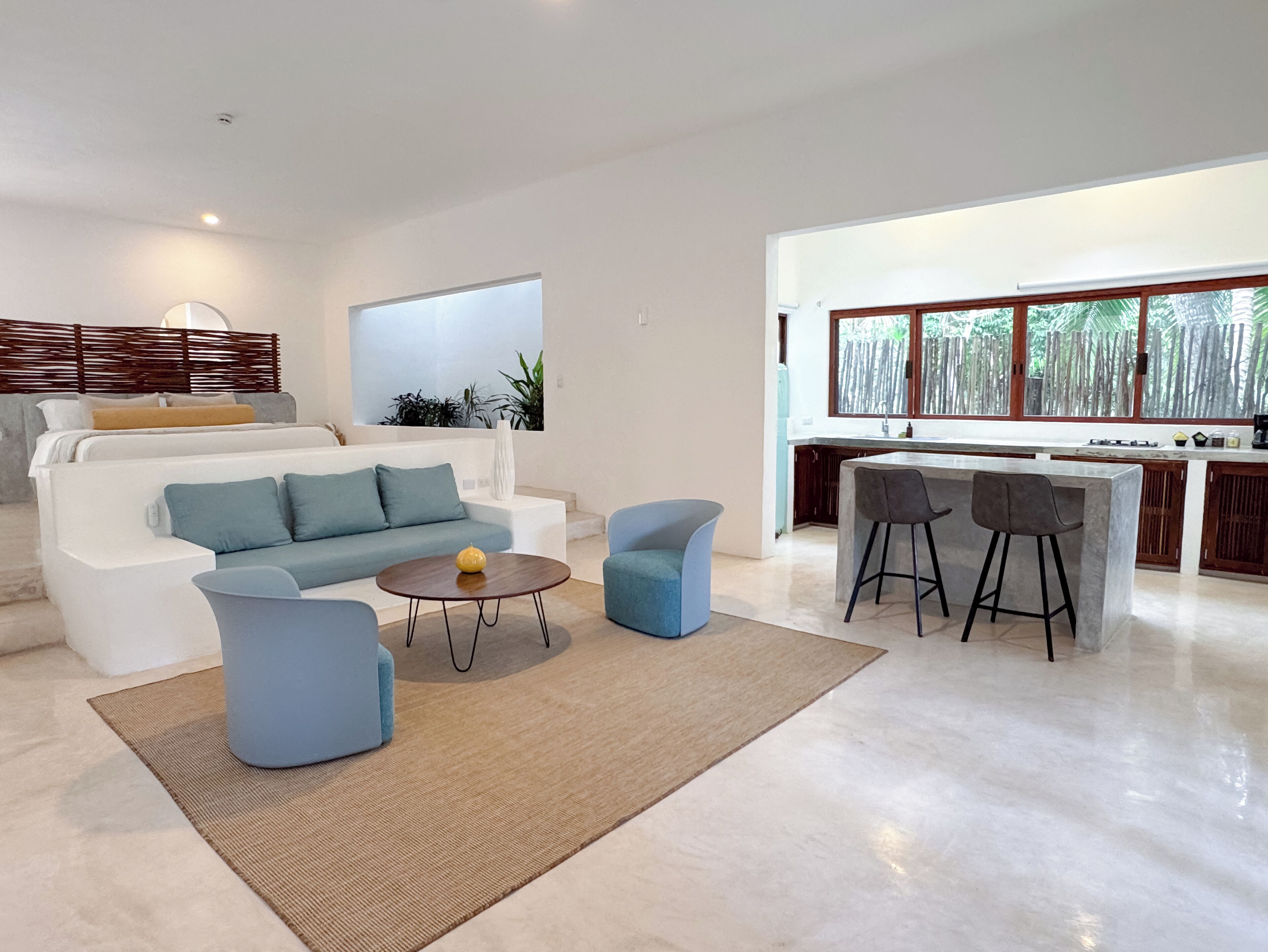 Royal-sviitti, 1 suuri parisänky, kylpyhuone makuuhuoneen yhteydessä | Näkymä huoneesta