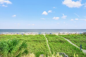 Accommodatie ligt op het strand