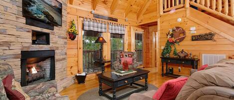 電視、壁爐、電子遊戲、音響