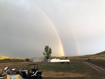 Double rainbow - no filter!