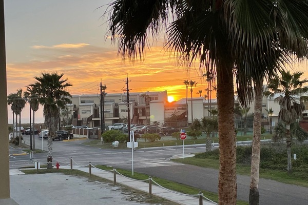 Sunrise from front balcony