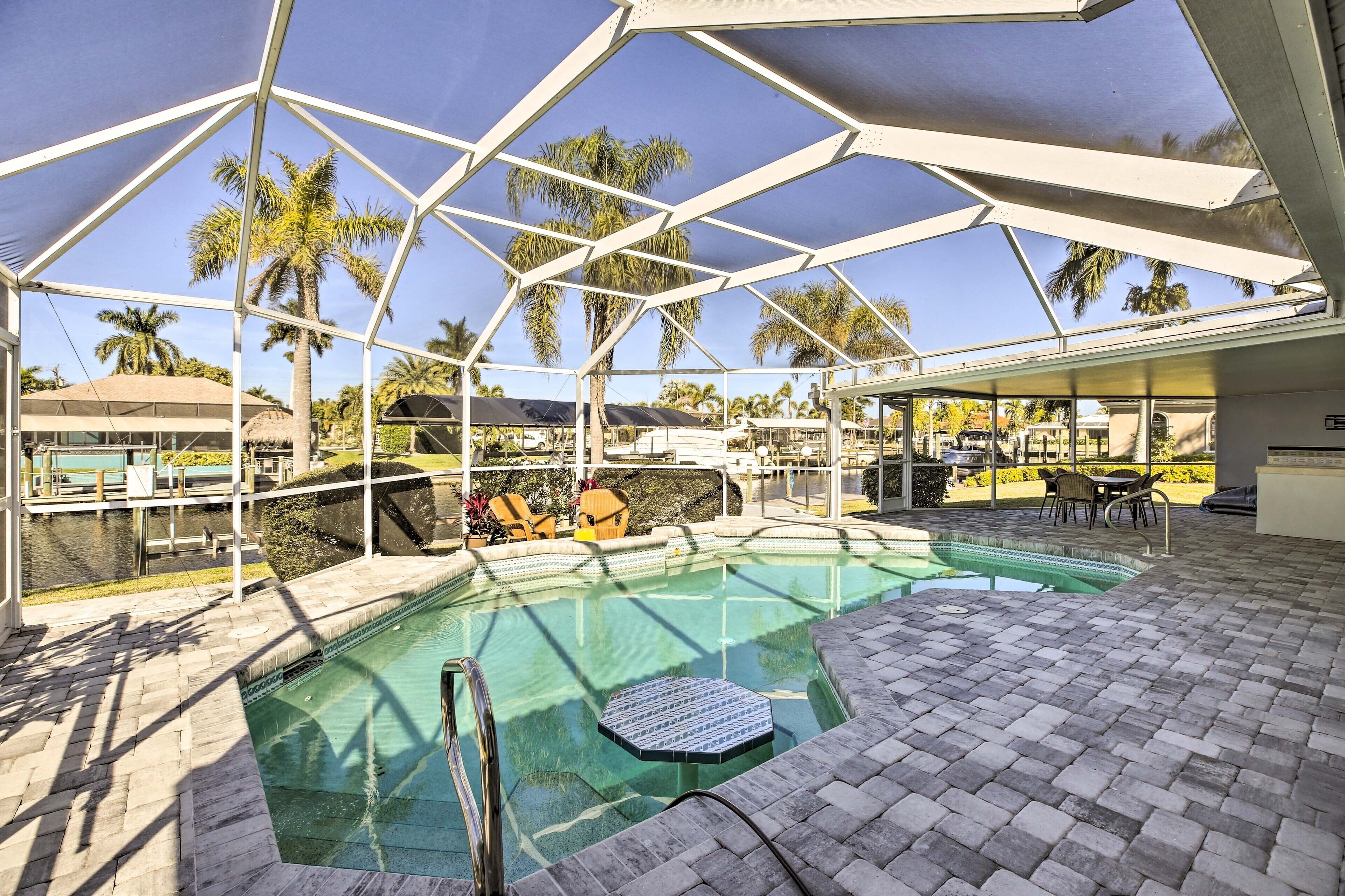 Canalfront Cape Coral Home with Dock & BBQ!