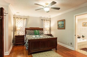 3 bedrooms, iron/ironing board, travel cot, WiFi