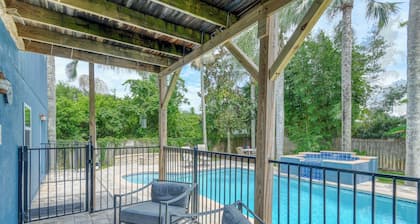 New Lighthouse - Spacious Home Near the Beach with Pool & Heated Spa! King Beds!