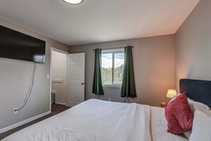 2 bedrooms, iron/ironing board, travel crib, WiFi