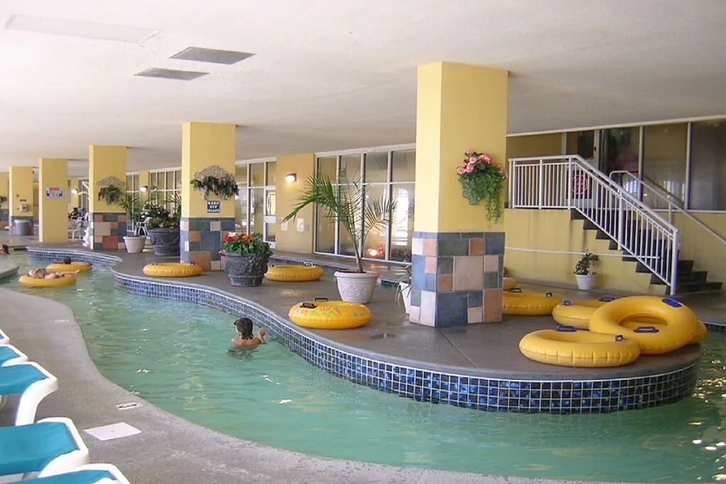 Indoor pool, outdoor pool