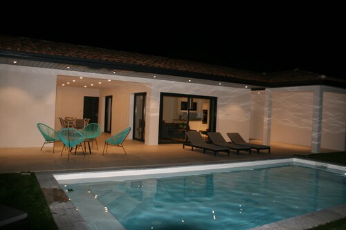 In the Var, Figanières, new villa in the countryside with heated pool