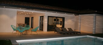 In the Var, Figanières, new villa in the countryside with heated pool
