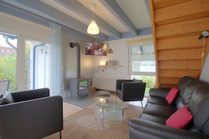 Fernseher, Kamin