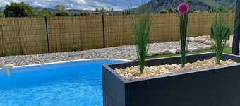 New construction 2021 : 6-person villa with private pool and air conditioning