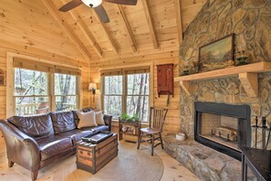 Fernseher, Kamin