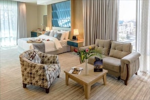 Egyptian cotton sheets, premium bedding, memory foam beds, in-room safe