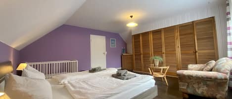 5 chambres, Wi-Fi gratuit, draps fournis