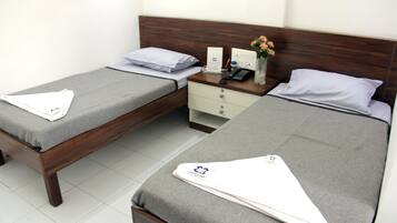 Individually decorated, desk, bed sheets