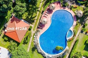 Pool - Tropical Poolside Villa | Walk to Beaches & Patio (Potrero)