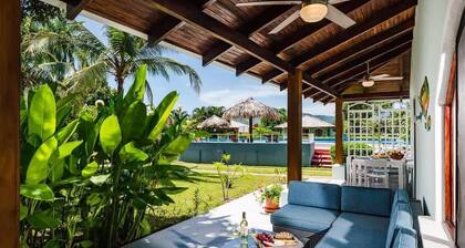 Tropical Poolside Villa | Walk to Beaches & Patio