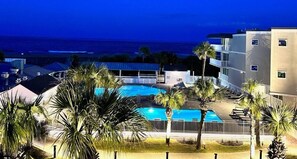 Una piscina climatizada