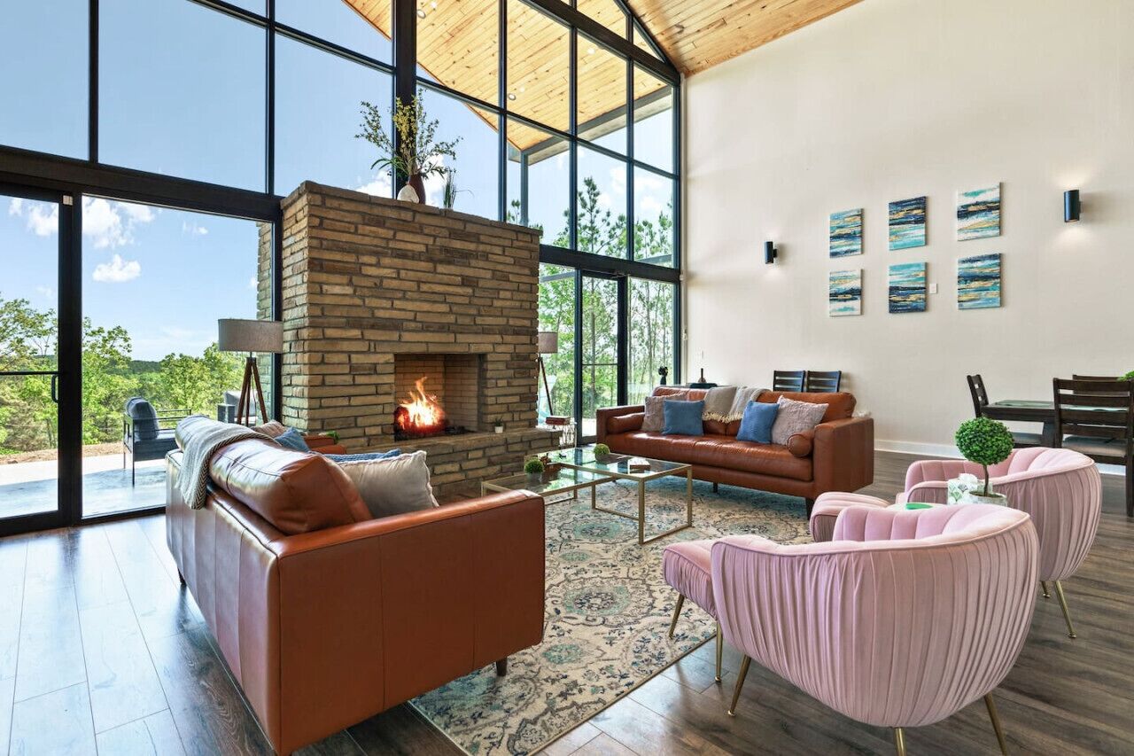 TV, fireplace, stereo