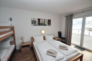 3 chambres, fer et planche Ă repasser, Wi-Fi gratuit, draps fournis