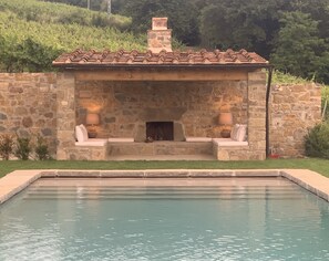 Outdoor pool - Pié Vecchia, Villa+Barn - Greve in Chianti (Toscana)