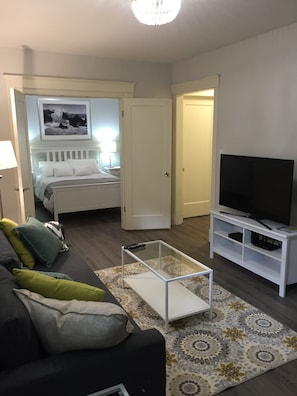 1 bedroom, iron/ironing board, travel crib, free WiFi