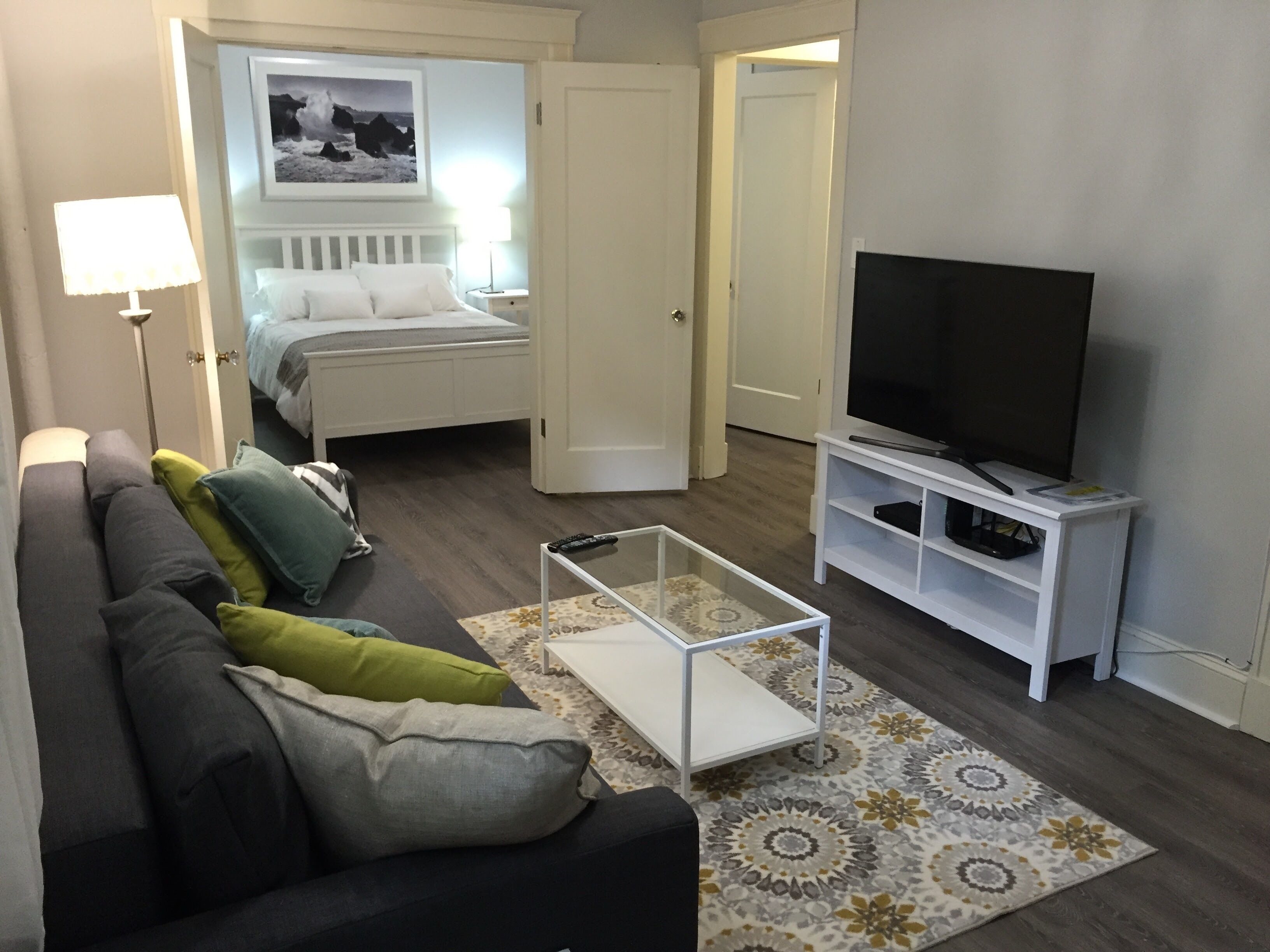 1 bedroom, iron/ironing board, travel crib, free WiFi